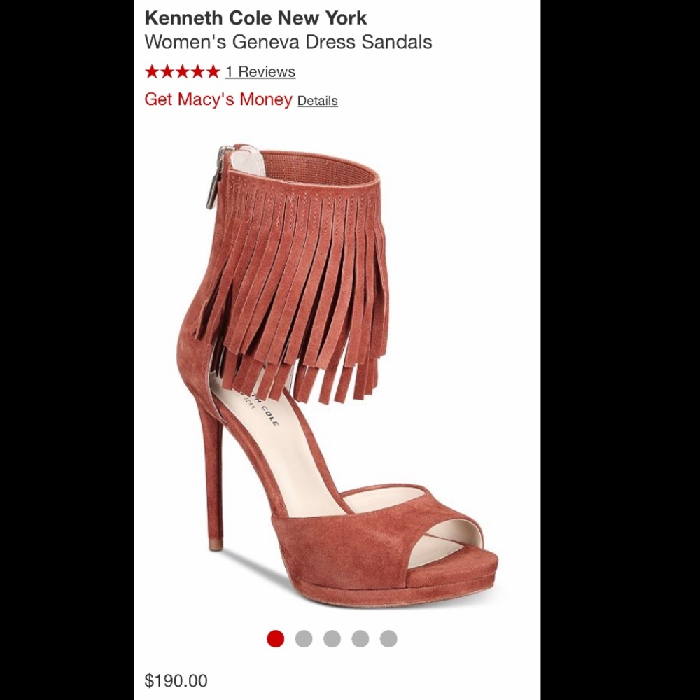 Kenneth Cole tan heels